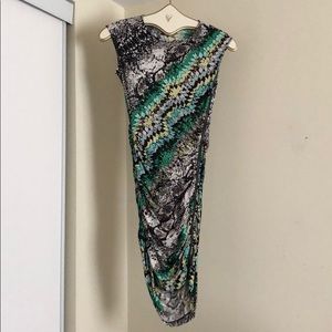 Cool Print Zipper Dress